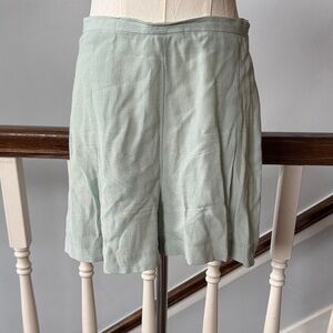 Zara Light Sage Women's Casual Shorts